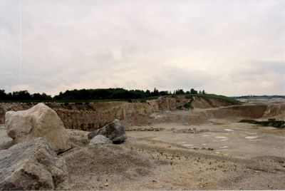 A view of the Acton Quarry operated by United Aggregates at 13056 3rd Line.