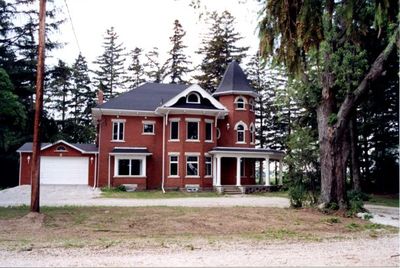 House built by William P. Brown in 1884 - red brick Queen Anne style