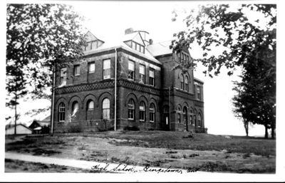 High School on Guelph Street built in 1889 and demolished in 1959 - designed by Edward Lennox.