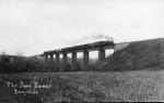 Credit River valley - iron railway bridge.