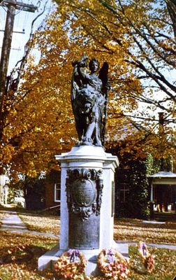 Georgetown cenotaph/war memorial at Guelph and Main Streets.