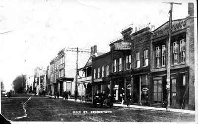 Main Street, Georgetown - west side of street.