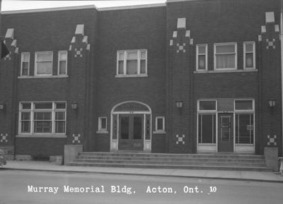 The Murray Memorial Building on Mill Street, Acton (built as the YMCA).