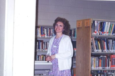 Halton Hills Public Library staff member at the Georgetown Branch.