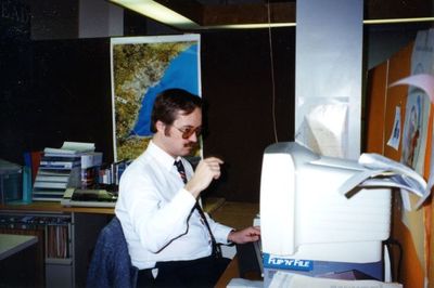 Halton Hills Public Library staff member at the Georgetown Branch.