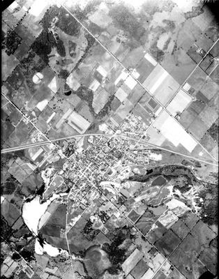 Aerial photograph of Acton and Fairy Lake.