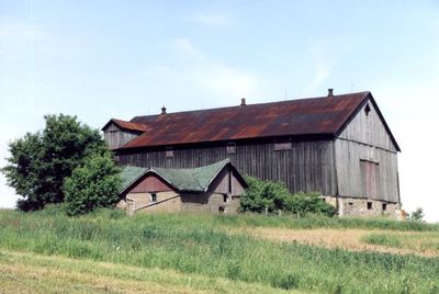 Barn at 10054 Trafalgar Road - built in 1875.