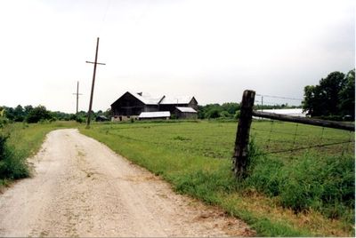 16469 Ten Sideroad, at Winston Churchill Blvd. - the barns and out buildings.