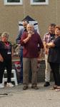 Ballinafad Community Hall - unveiling of a plaque honouring 'Stompin' Tom Connors.