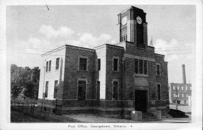 Post office and customs office at 75 Mill  Street.