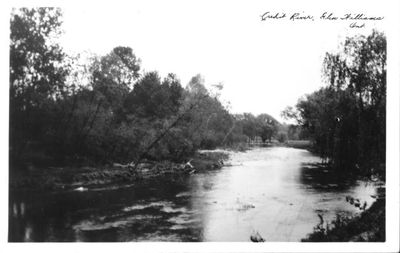 A view of the Credit River.