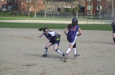 Halton High School girls' fastpitch contest.