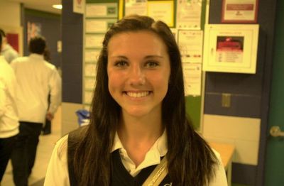 Athlete of the Week for Christ the King Secondary School Nicole Waters.