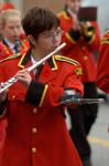 Flutist in the Acton Citizens' Band during Remembrance Day Parade