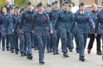 Air Cadets march in the Remembrance Parade