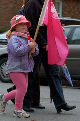 A Girl Guide Spark in the Remembrance Day Parade