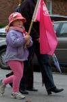 A Girl Guide Spark in the Remembrance Day Parade