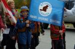 Two Boy Scout Beavers in the Remembrance Parade