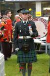 A Lorne Scot Vigil Guard commander during the Remembrance Ceremony.