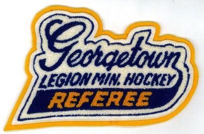 Georgetown Legion Minor hockey Referee patch