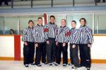 Officiating crews for the Future Stars games at the Alcott Arena