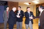 Members of the Georgetown Hockey Heritage Council at Christ the King