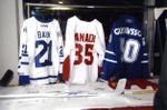 Signed Jerseys up for auction at a Georgetown Hockey Heritage Council event