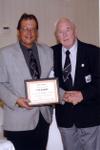 Rick Sedore being awarded a citation from the Georgetown Hockey Heritage Council
