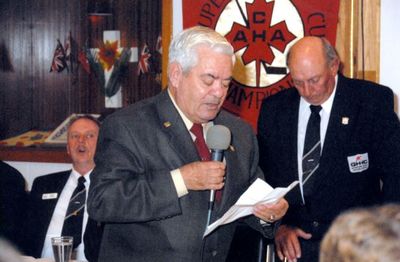 Al Walker delivering an acceptance speech