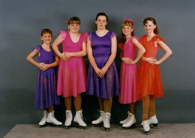 Five Girls from the Georgetown Skating Club