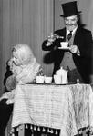 Actors Ron Hunt and Linda Nicholls in a production at the Georgetown Little Theatre