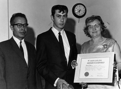 Marcel Geway and parents