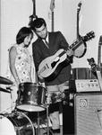 Neil Walsh and Brenda Hodgins at music store on Mill Street