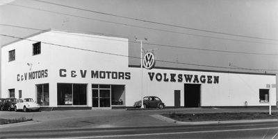 Volkswagon dealer C & V Motors on Guelph Street