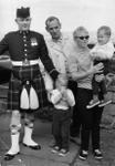 Weston family at Edinburgh Castle with Private John Ross