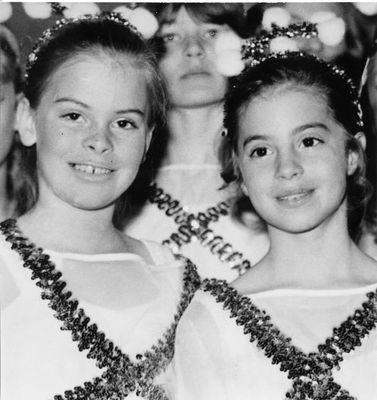 Two snowflakes in Georgetown Figure Skating Club's &quot;Holidaze on Ice&quot;