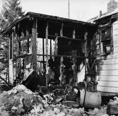 Fire damage at home on 7 Mullen Lane