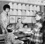 Parents visit classrooms at Park School during Education Week