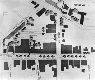 Schematic for downtown Georgetown renewal