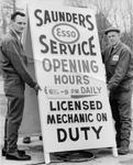 Saturday, the first full day of Spring, was the official opening day of Saunder's ESSO Service