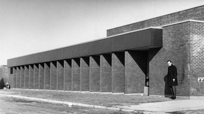 Georgetown Christian and Missionary Alliance Church temporary meeting place, after buying land on Mountainview Rd. near Hungry Hollow