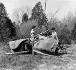 Rusted car pulled from Credit River during clean-up