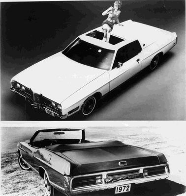 New electrically-powered sun roofs – 1972 Ford.