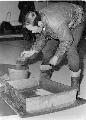 Al Beeney Painting Curling Rink