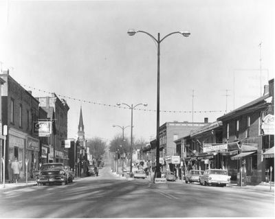 Main Street looking north from Church Street