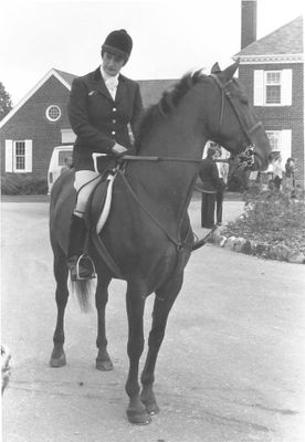 A rider from the Eglinton and Caledon Hunt Club