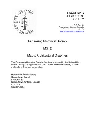 MG12 Maps and Architectural Drawings