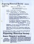 Equesing Historical Society 1979