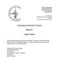MG6 B1 Legal Papers