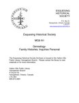 MG9 A1 Genealogy - Family Histories Inquiries Personal